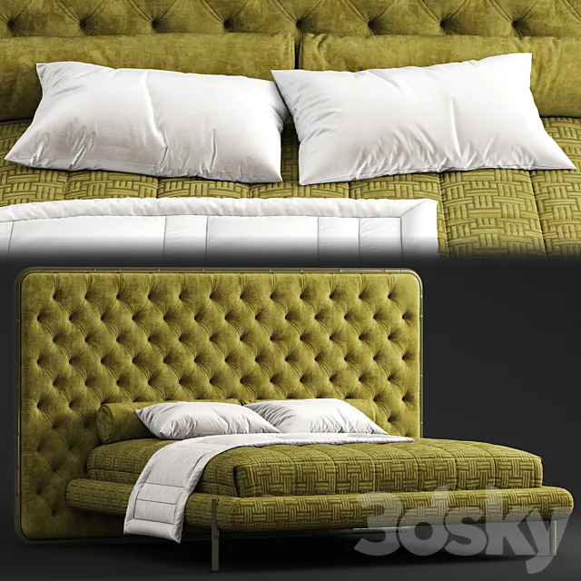 Etro Delfi bed 3DModel Etro Delfi bed 3DModel