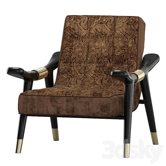 ETRO Masai armchair 3D Model