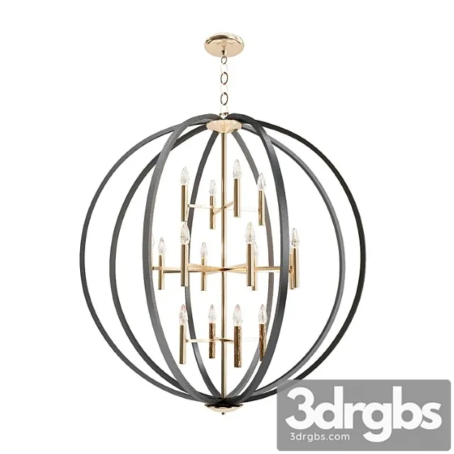Euclid Chandelier Spanish Bronze 3 3D Model Download Euclid Chandelier Spanish Bronze 3 3D Model Download