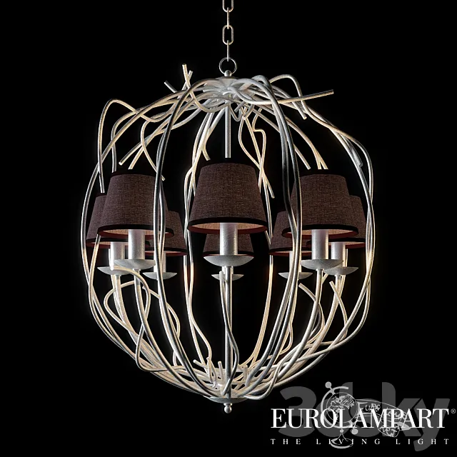 EuroLampArt 1055 _ 08LA 3D Model EuroLampArt 1055 _ 08LA 3D Model