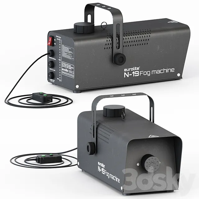 EUROLITE N-19 smoke generator 3D Model EUROLITE N-19 smoke generator 3D Model