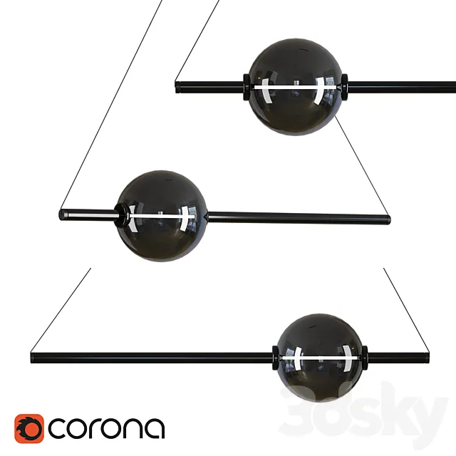 Euroluce Lampadari MIKADO HORIZON 3DModel Euroluce Lampadari MIKADO HORIZON 3DModel