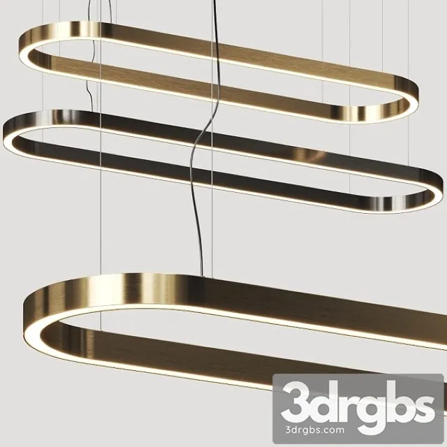Euroluce Lampadari Profile Oval Pendant Lamp 3D Model Download Euroluce Lampadari Profile Oval Pendant Lamp 3D Model Download