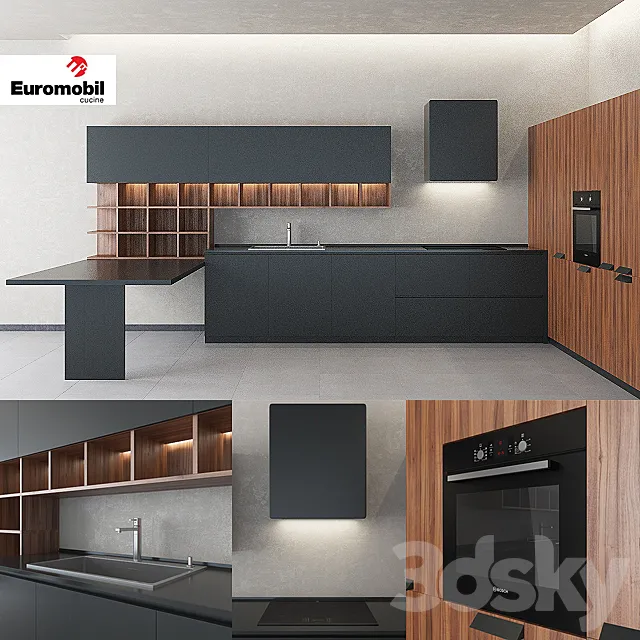 Euromobil Kitchen – Lain 3DModel