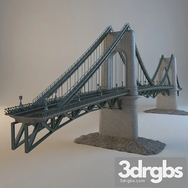Europe Bridge 1 3D Model Download