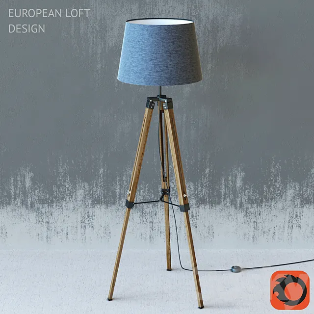 European loft design lamp 3DModel European loft design lamp 3DModel