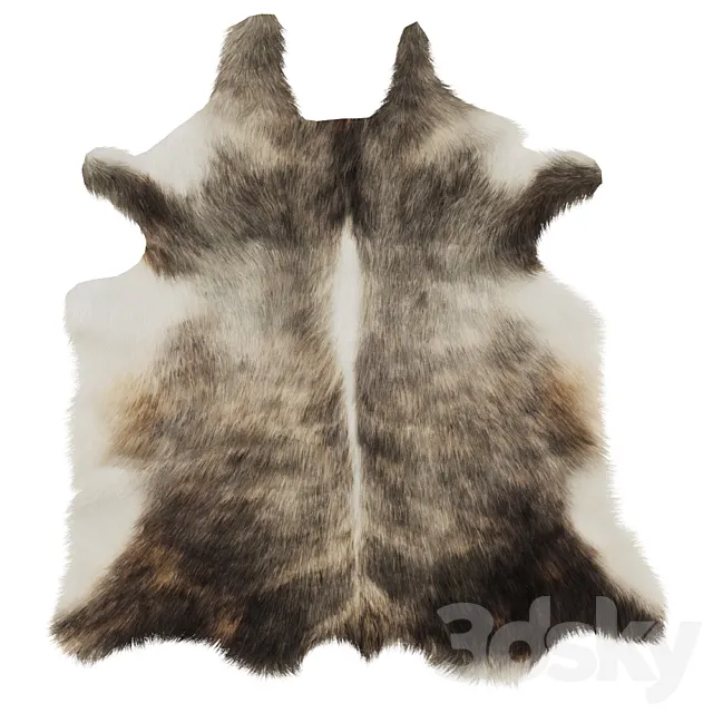 European Rug Cowhide 12 3DModel European Rug Cowhide 12 3DModel