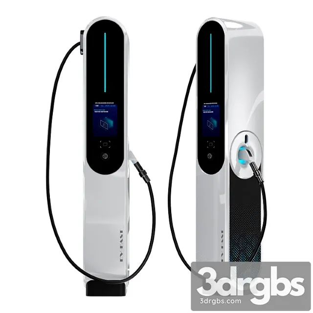 Ev Charger Station 3D Model Download