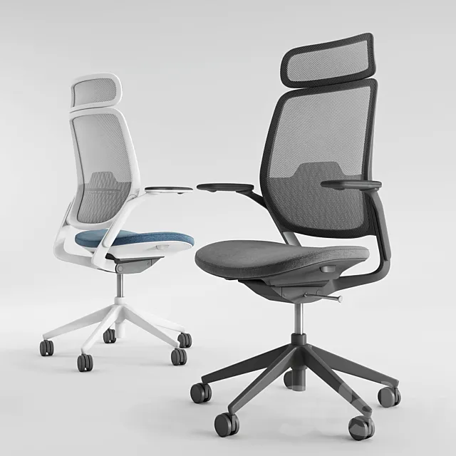 EVA HB Task Chair by Orangebox 3D Model