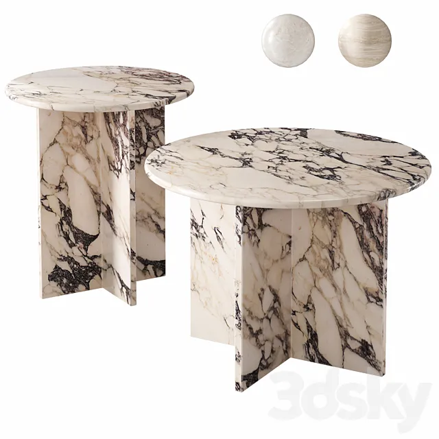Evapaola Coffee Tables 3D Model Evapaola Coffee Tables 3D Model