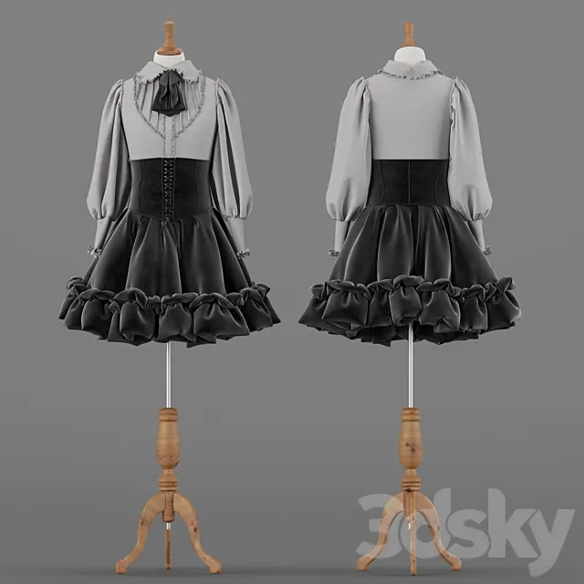 Evening dress 3DModel