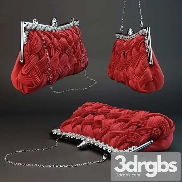 Evening weave clutch 3D Model Download