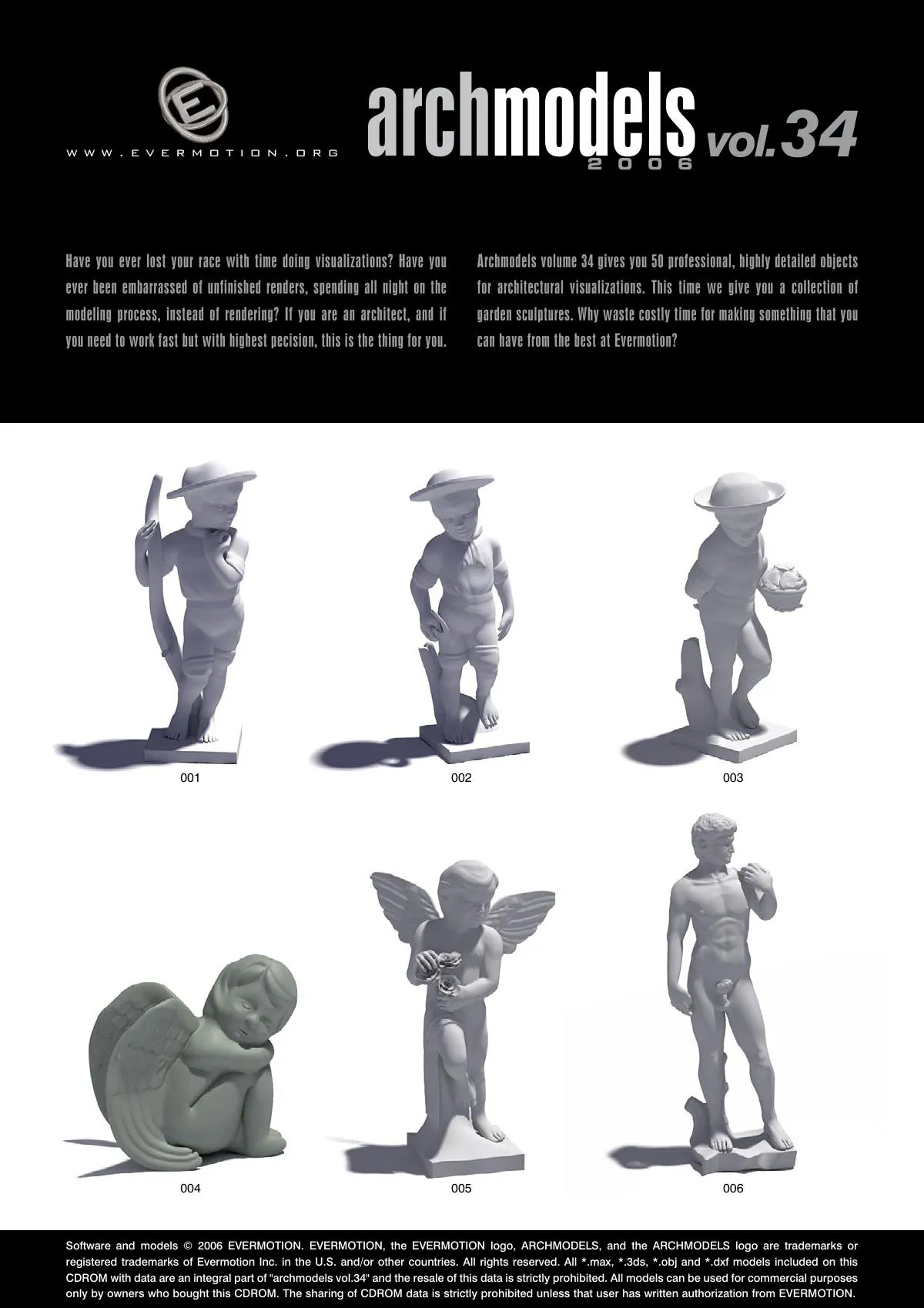 Evermotion Archmodels Vol 034 [sculpture]