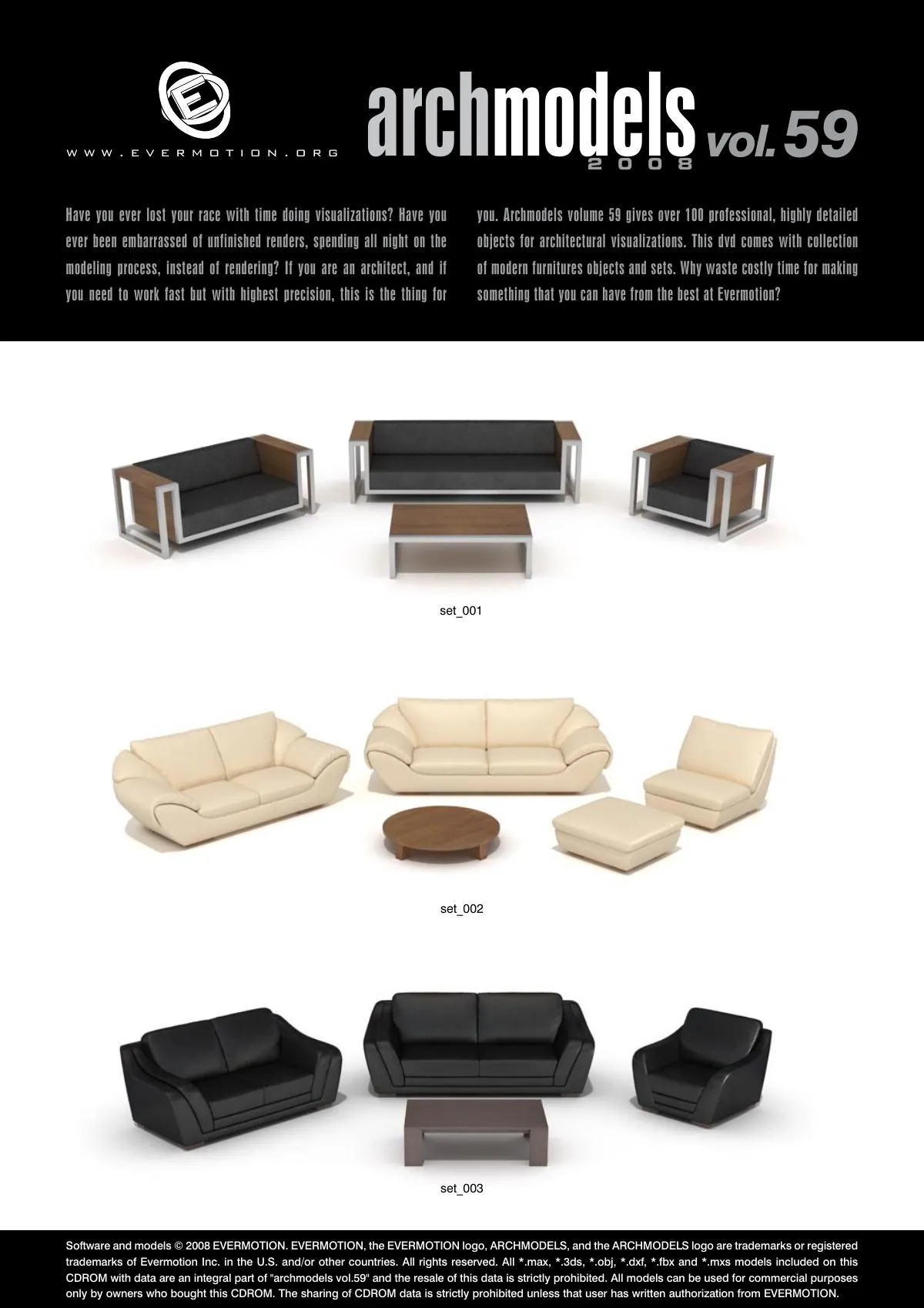 Evermotion Archmodels Vol 059 [modern sofa]