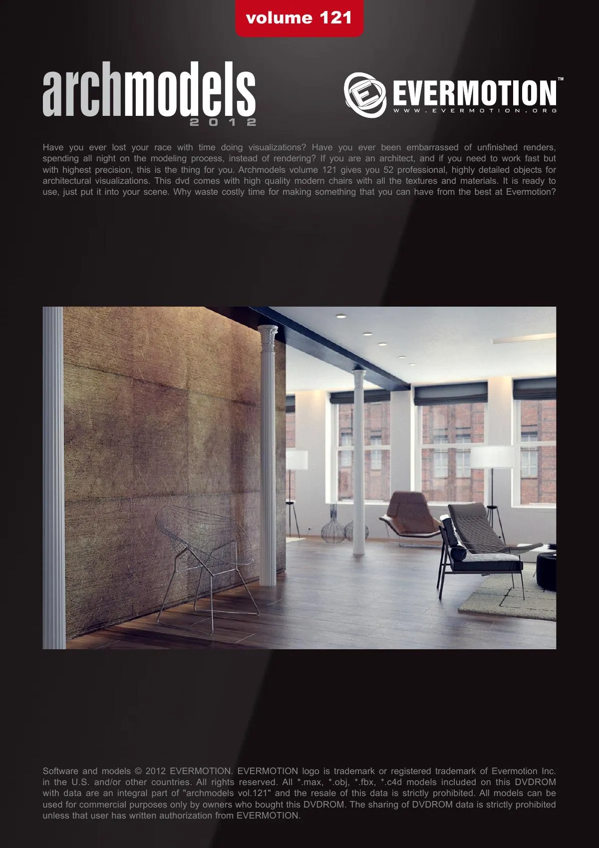 Evermotion Archmodels Vol 121 [Single sofa chair]