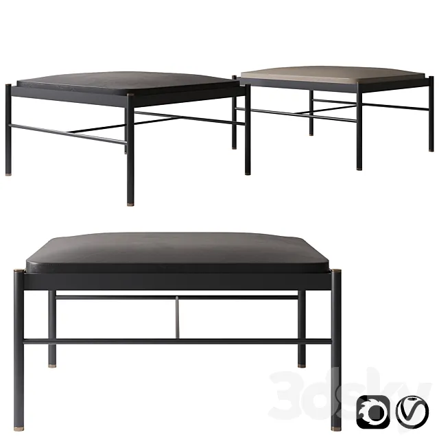 EX.T Rest pouf by Norm Architects 3DModel EX.T Rest pouf by Norm Architects 3DModel