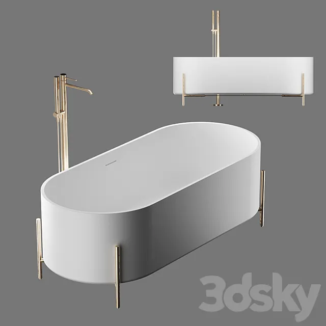 ex.t stand bathtub 3D Model
