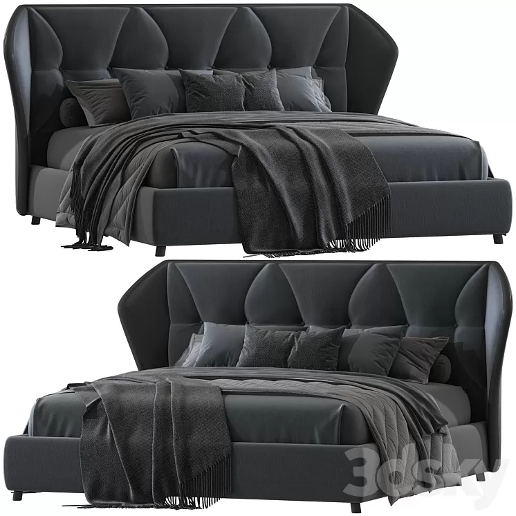 Excellent Platform Bed 3 3D Model