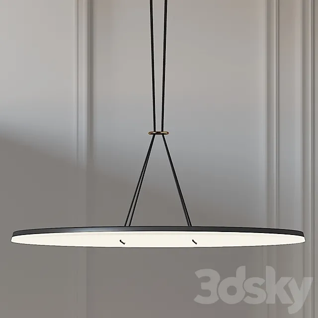 Exclusive Button 90 LED Pendant Light By Lukas Peet 3D Model Exclusive Button 90 LED Pendant Light By Lukas Peet 3D Model