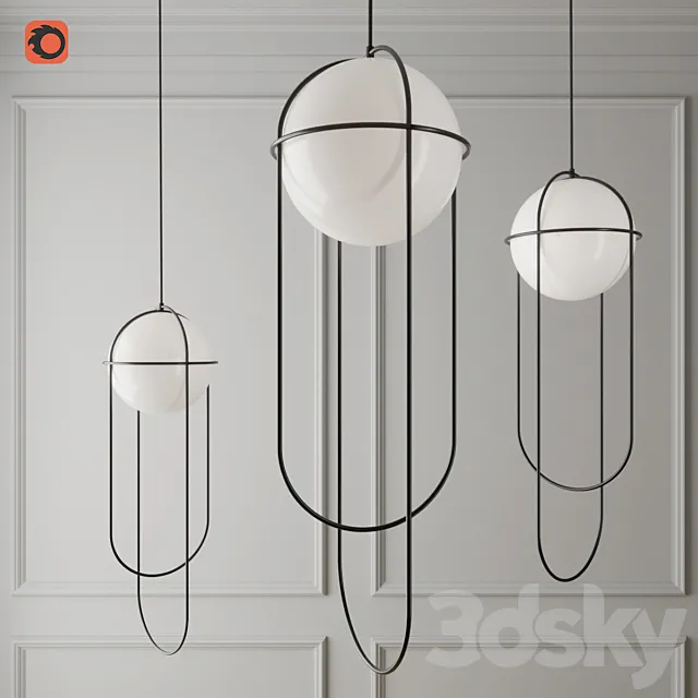 Exclusive Orbit Pedant Light 3DModel Exclusive Orbit Pedant Light 3DModel