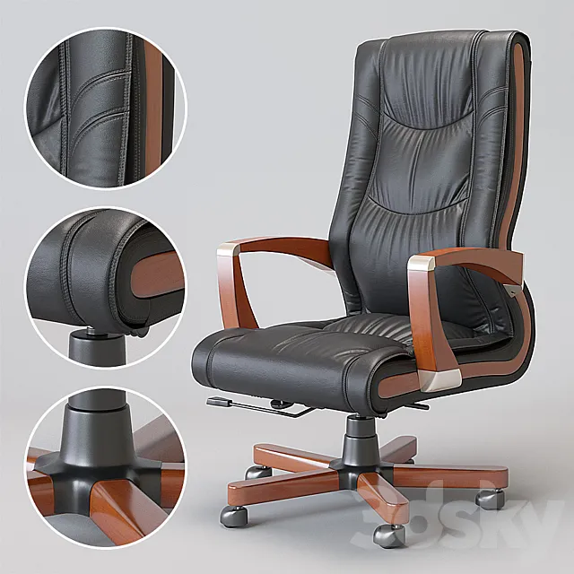 Executive chair MBL-9082 3D Model