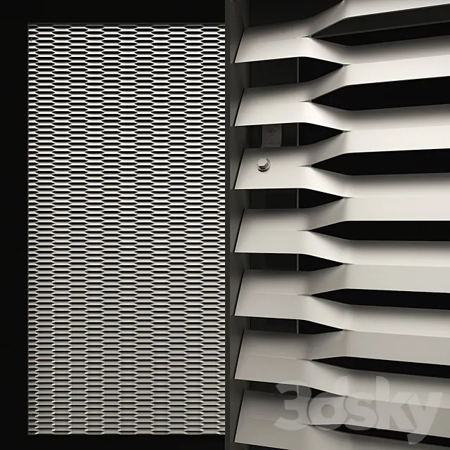 Expanded metal mesh – 123×35 mm 3DModel Expanded metal mesh – 123×35 mm 3DModel