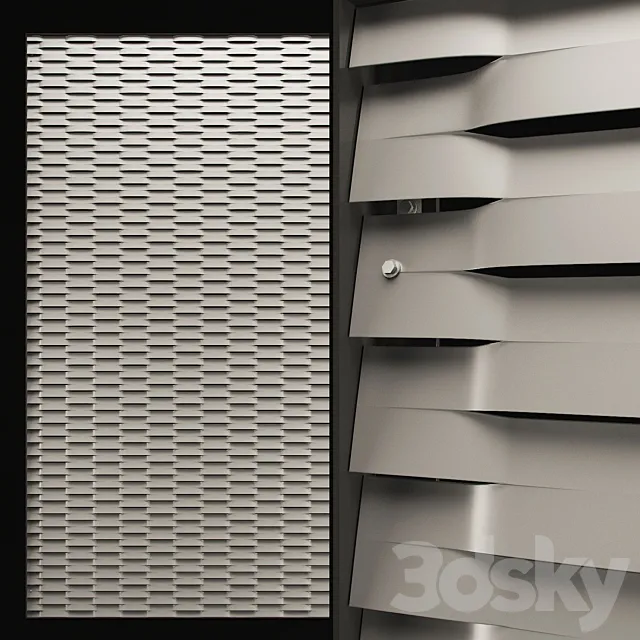 Expanded metal mesh – 133×56 mm 3D Model Expanded metal mesh – 133×56 mm 3D Model