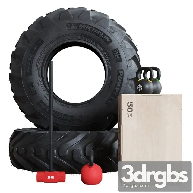 Explosive Training Set for Fighters 3D Model Download