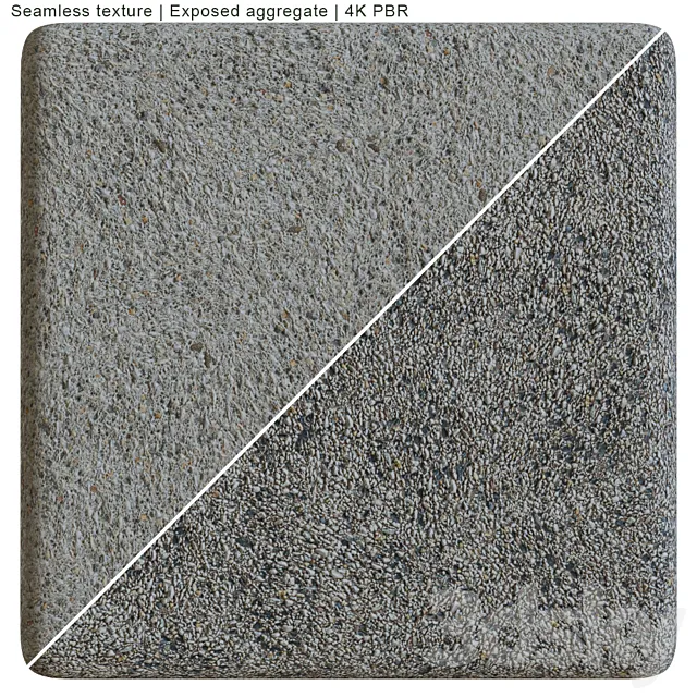 Exposed aggregate # 2 3D Model Exposed aggregate # 2 3D Model
