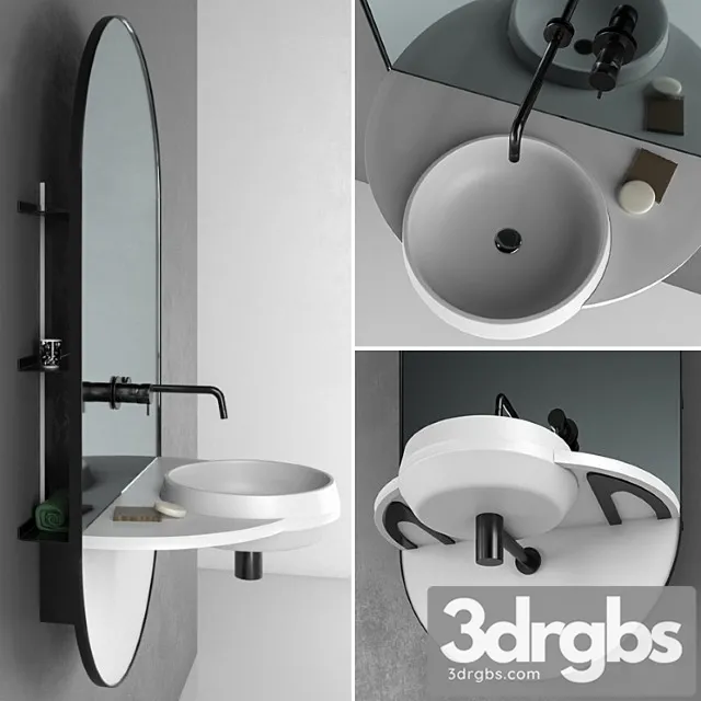 Ext Arco Bathroom Set 3D Model Download