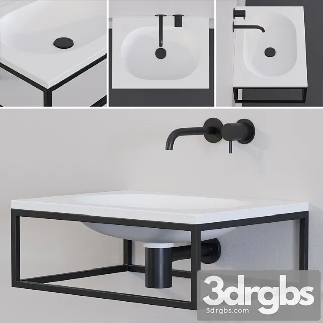 Ext Frame Washbasin 3D Model Download Ext Frame Washbasin 3D Model Download