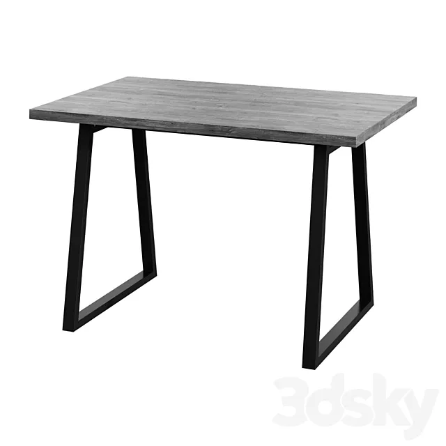 Extendable dining table Mone #80349189 3D Model Extendable dining table Mone #80349189 3D Model