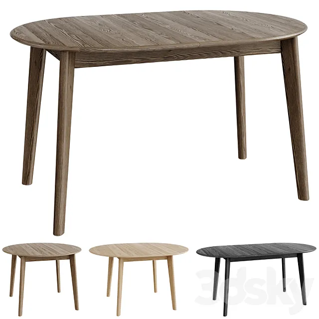 Extensible table Stockholm by Deephouse 3D Model