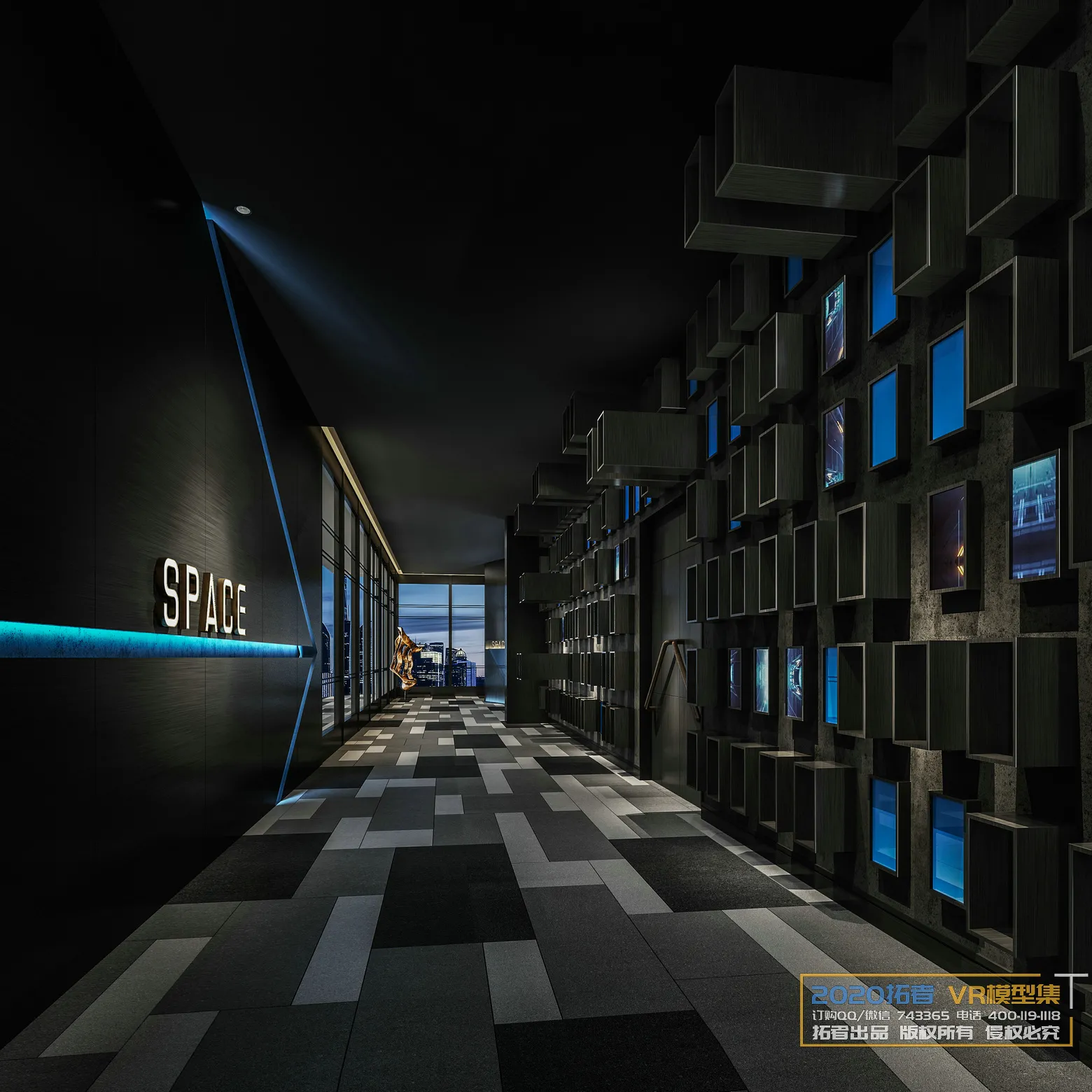 Extension Interior 20 – 12 – ELEVATOR & CORRIDOR – 38