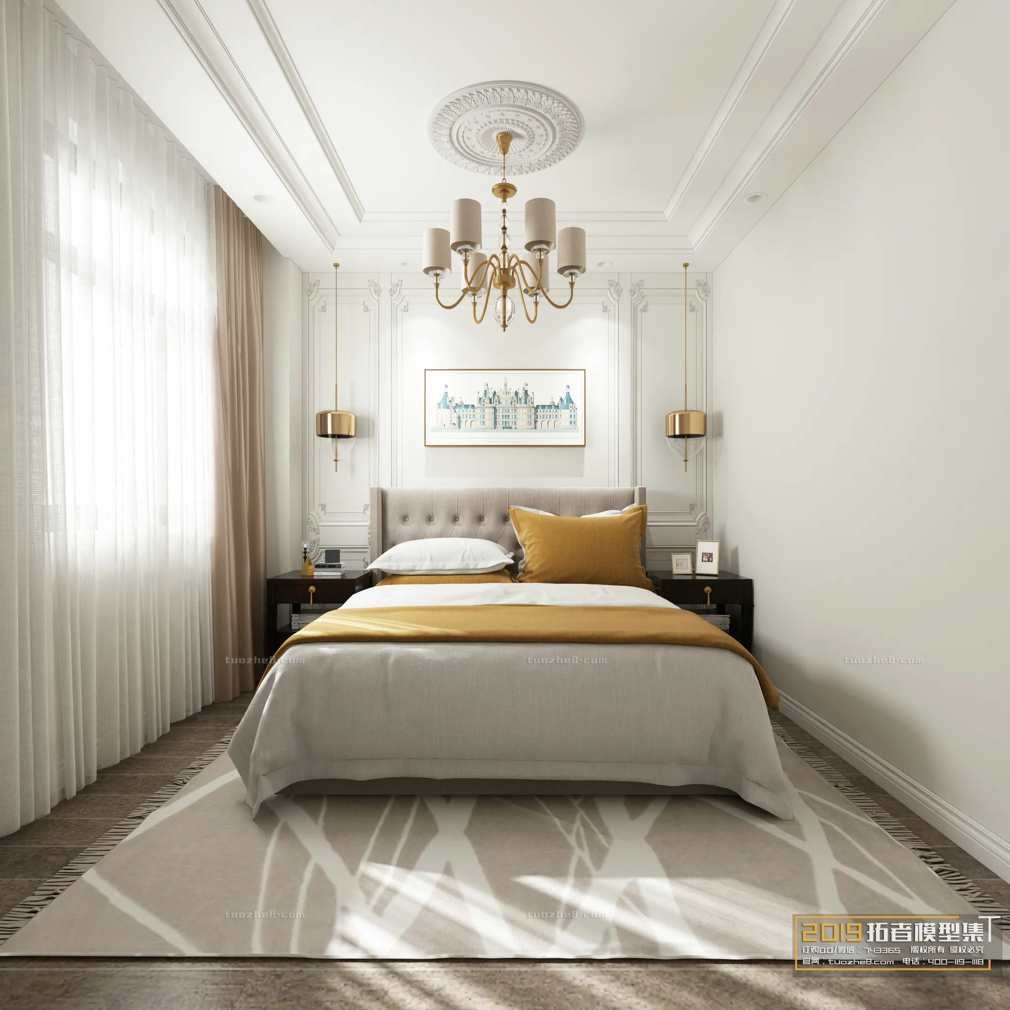 Extension Interior – BEDROOM – AMERICAN STYLES – 002