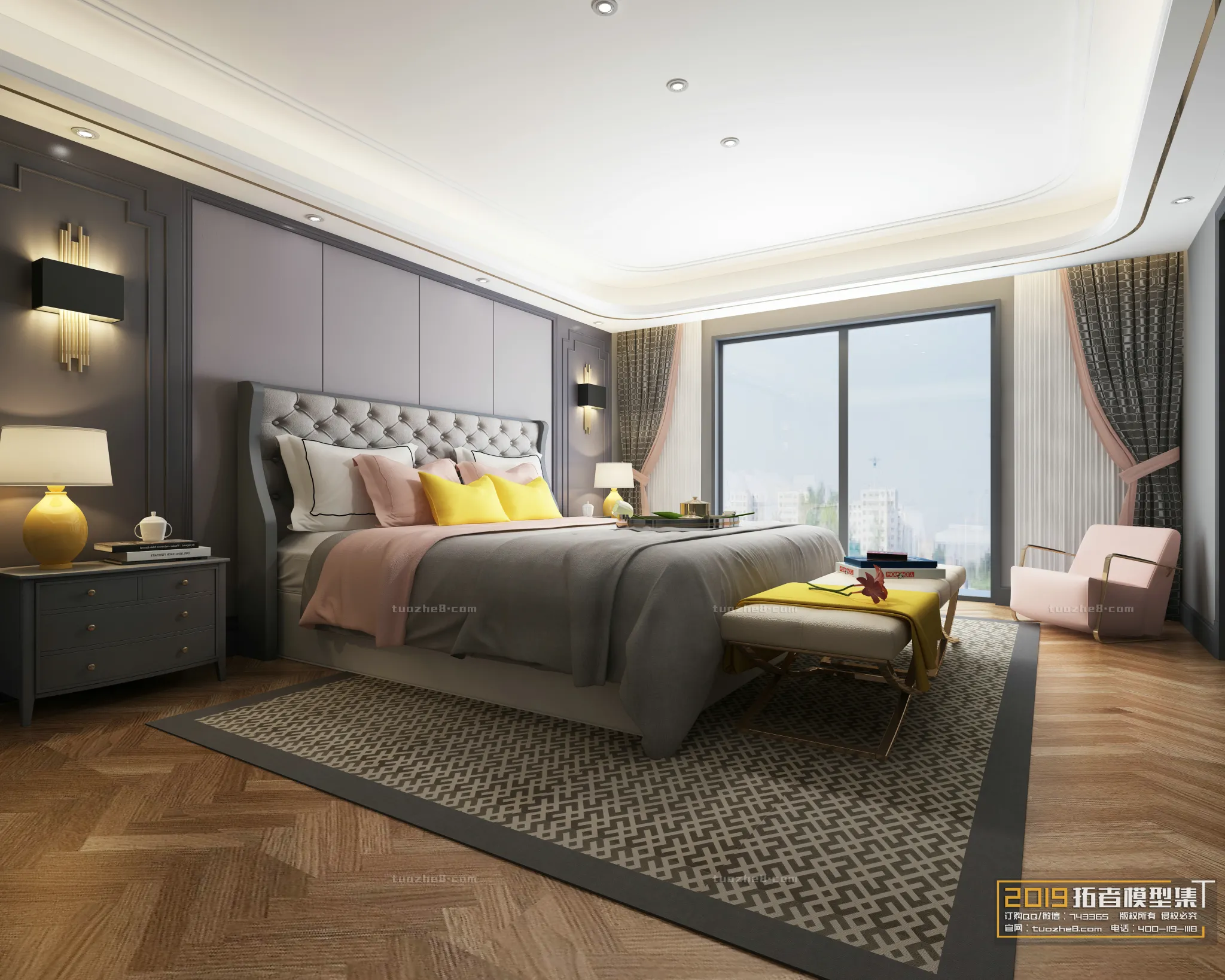 Extension Interior – BEDROOM – AMERICAN STYLES – 005