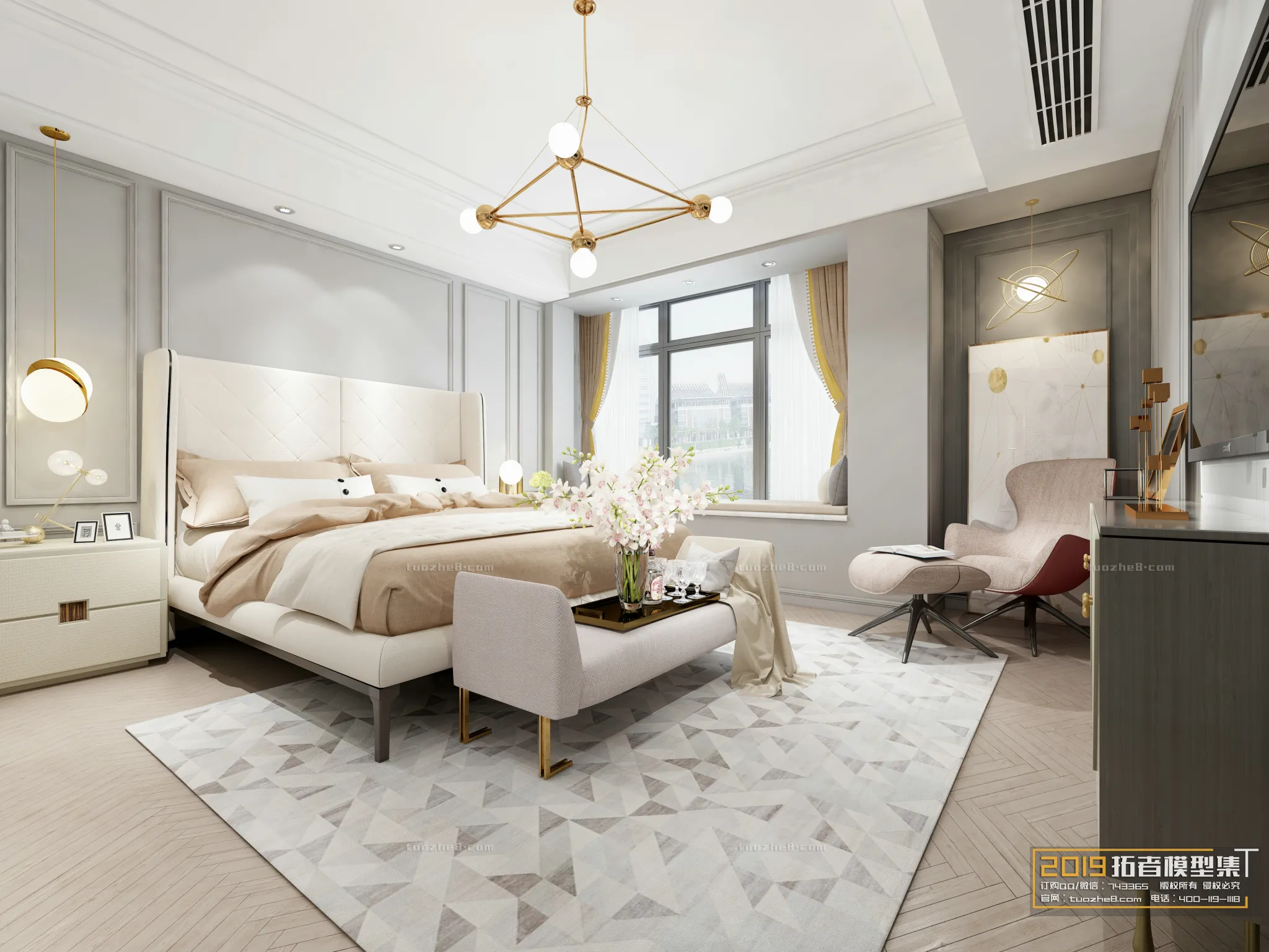 Extension Interior – BEDROOM – AMERICAN STYLES – 006