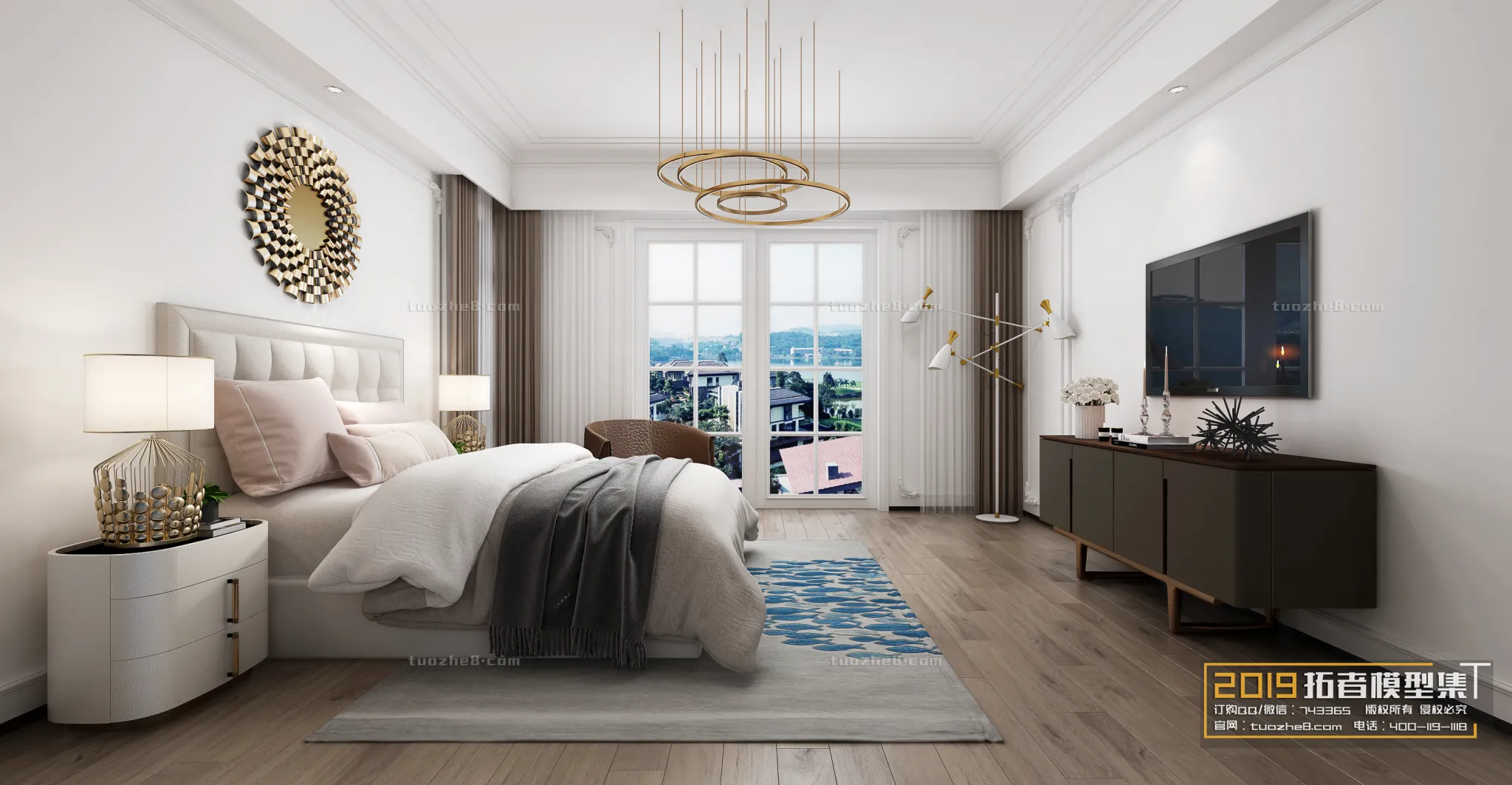 Extension Interior – BEDROOM – AMERICAN STYLES – 007