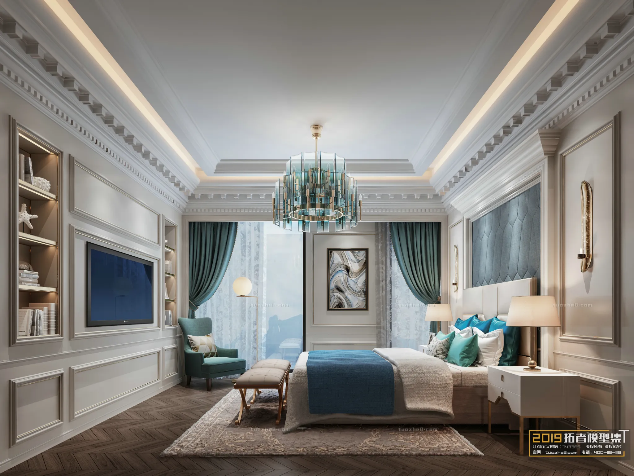 Extension Interior – BEDROOM – AMERICAN STYLES – 008