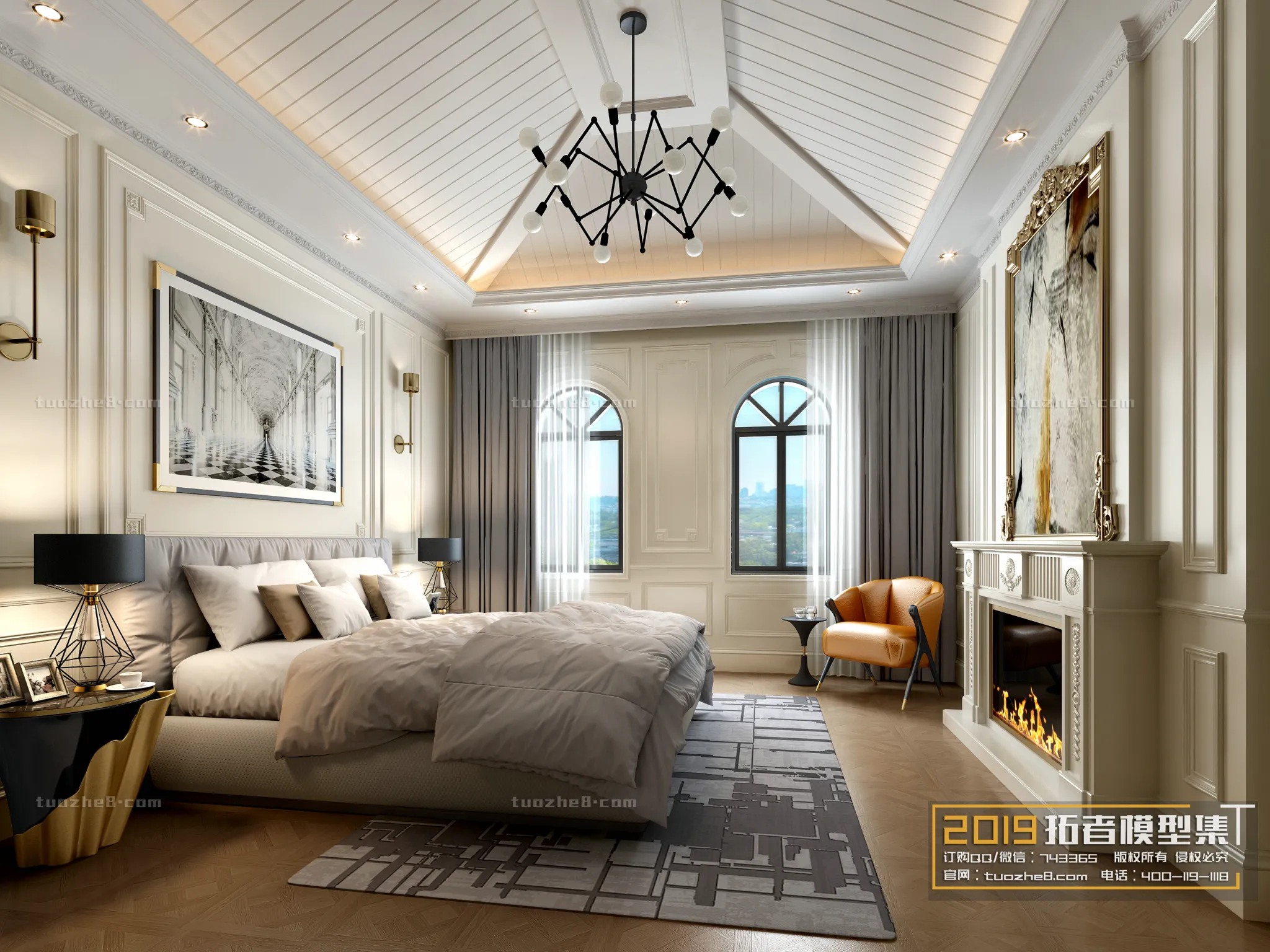 Extension Interior – BEDROOM – EUROPEAN STYLES – 013
