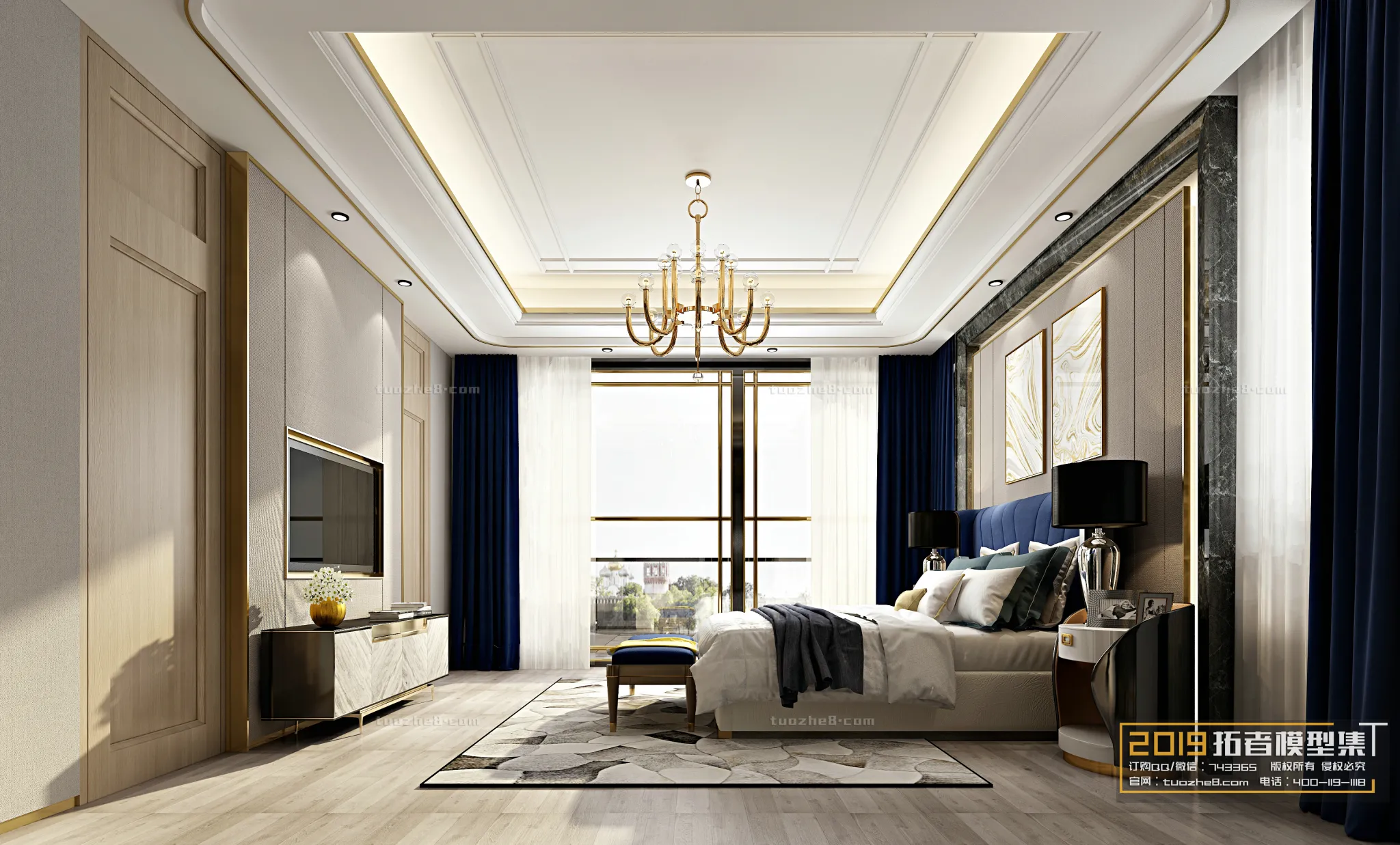 Extension Interior – BEDROOM – EUROPEAN STYLES – 036