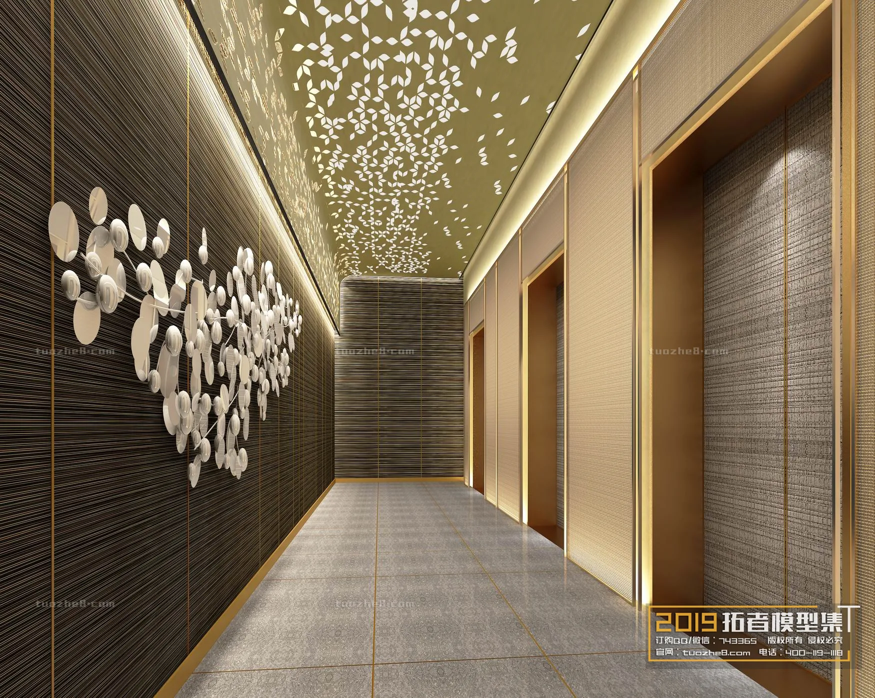 Extension Interior – CORRIDORS, ELEVATORS – 025