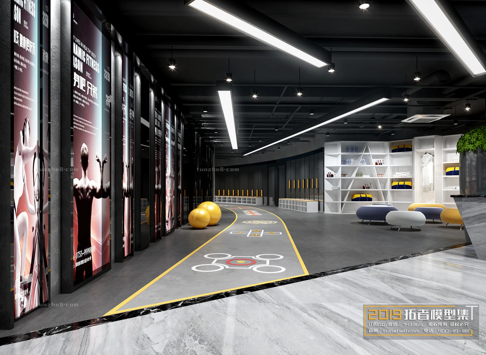 Extension Interior – FITNESS YOGA – 001
