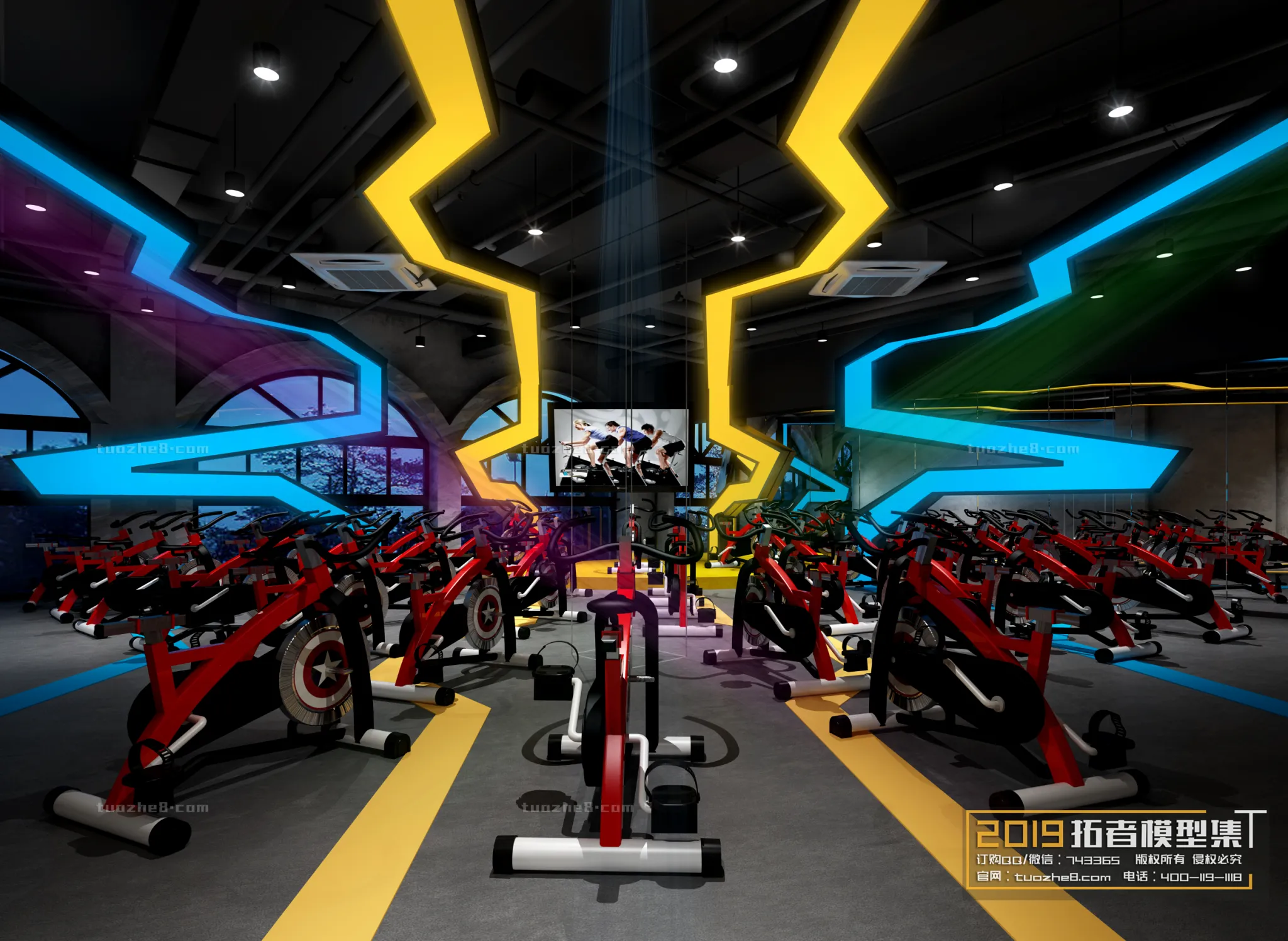 Extension Interior – FITNESS YOGA – 003