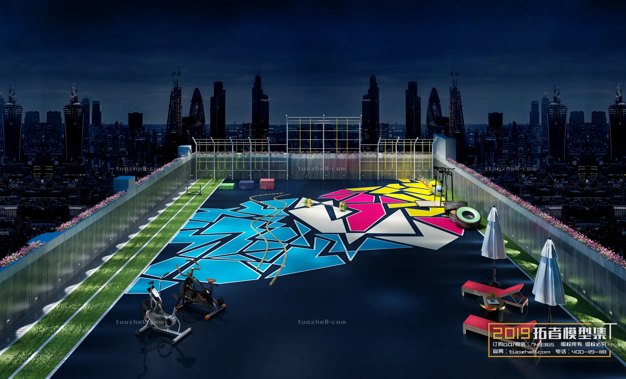 Extension Interior – FITNESS YOGA – 010