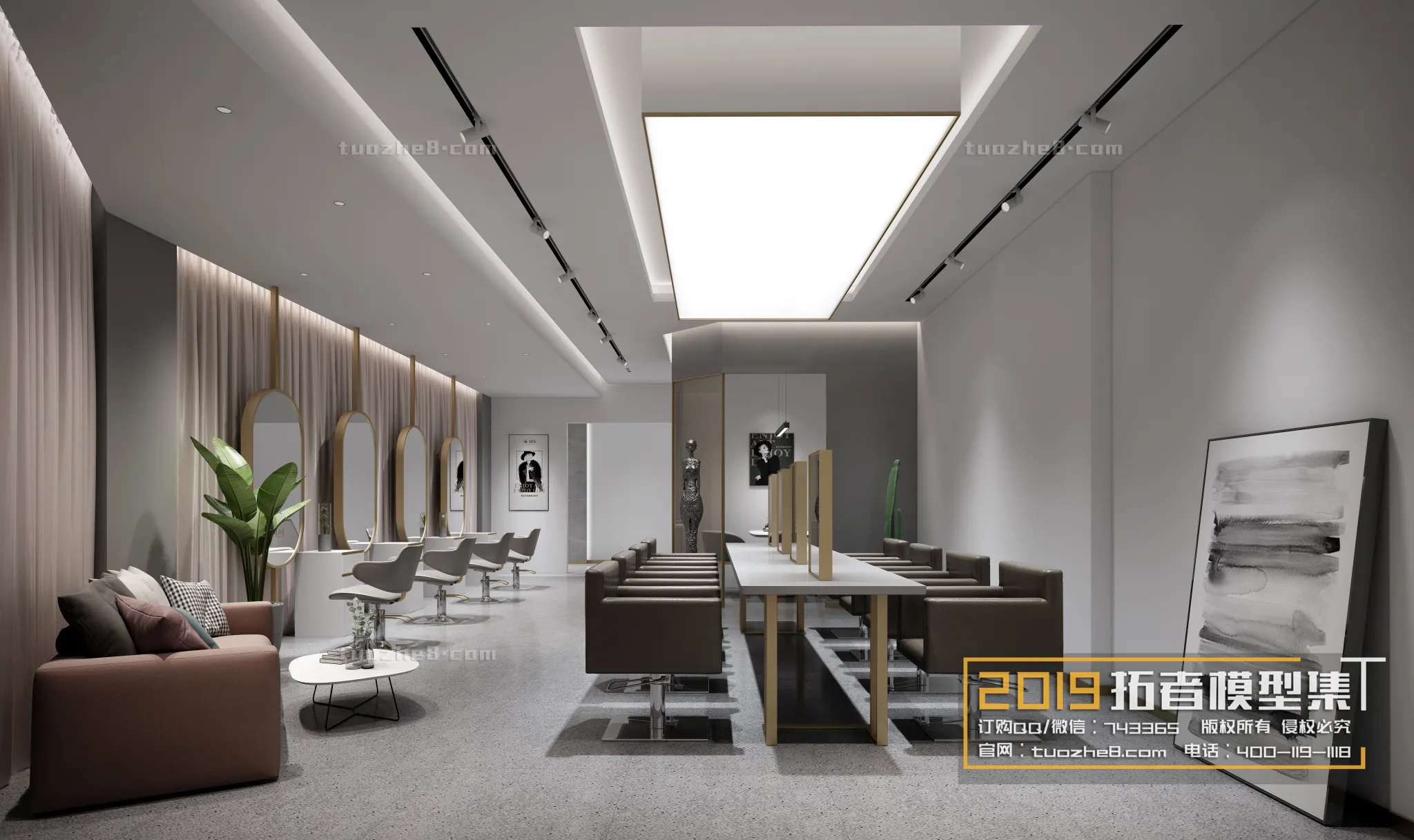 Extension Interior – HAIR SALON – 002