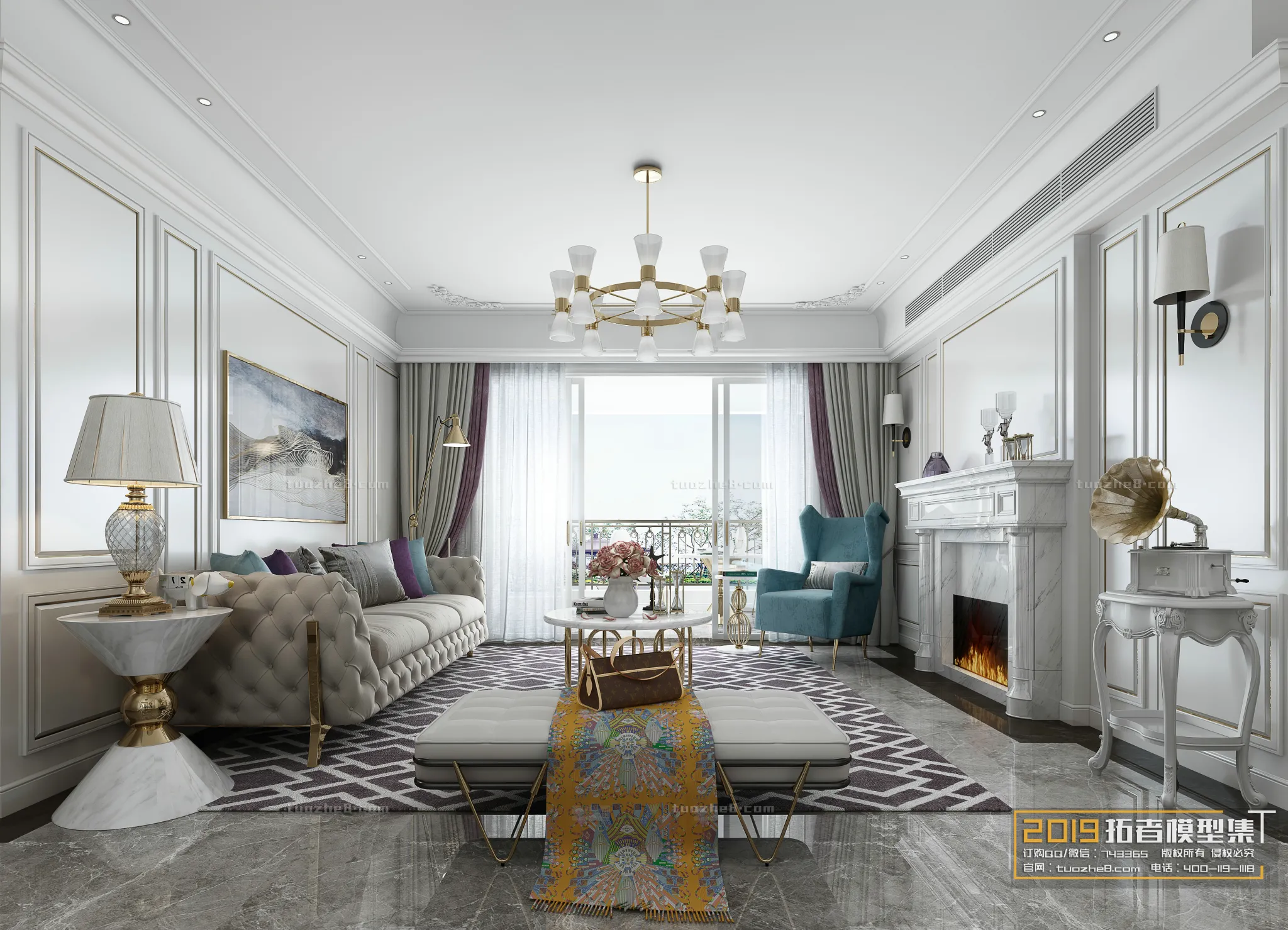 Extension Interior – LINGVING ROOM – AMERICAN STYLES – 001 Extension Interior – LINGVING ROOM – AMERICAN STYLES – 001