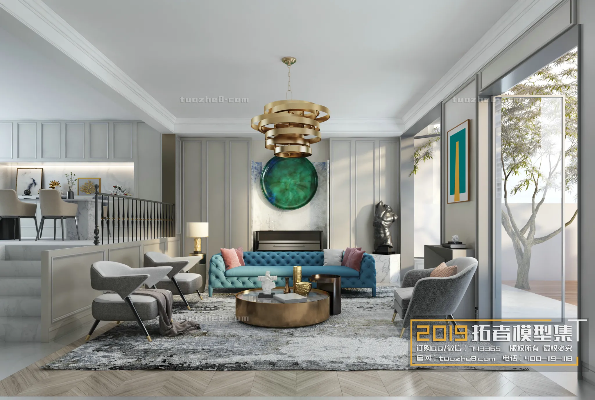 Extension Interior – LINGVING ROOM – AMERICAN STYLES – 002 Extension Interior – LINGVING ROOM – AMERICAN STYLES – 002