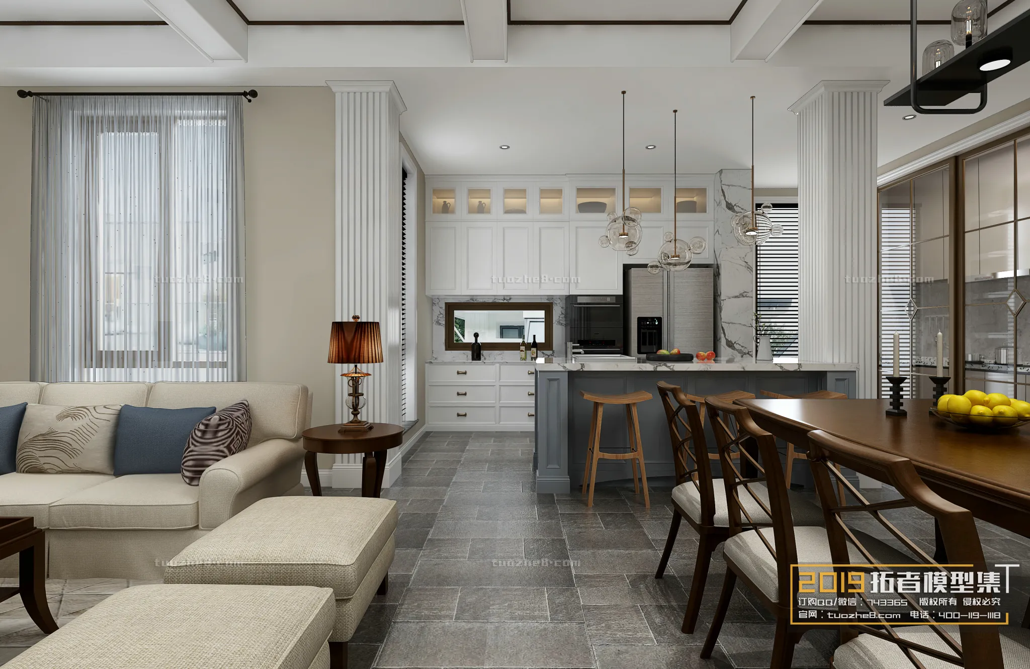 Extension Interior – LINGVING ROOM – AMERICAN STYLES – 004 Extension Interior – LINGVING ROOM – AMERICAN STYLES – 004