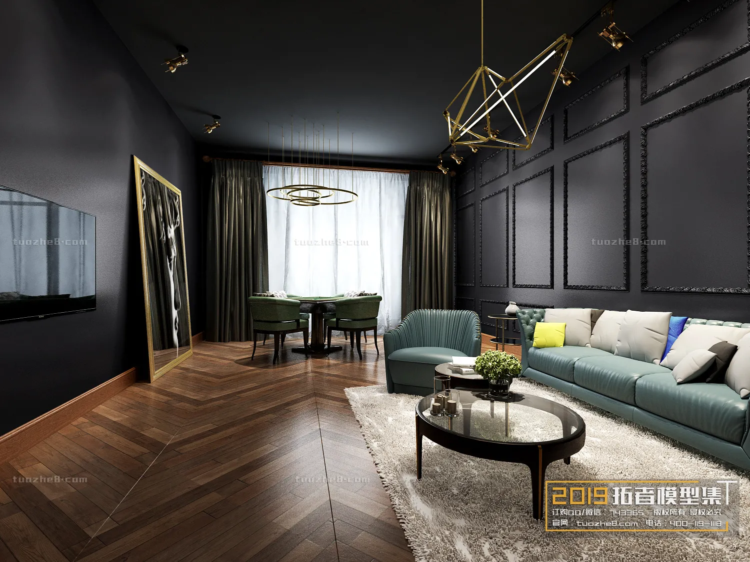 Extension Interior – LINGVING ROOM – AMERICAN STYLES – 005 Extension Interior – LINGVING ROOM – AMERICAN STYLES – 005